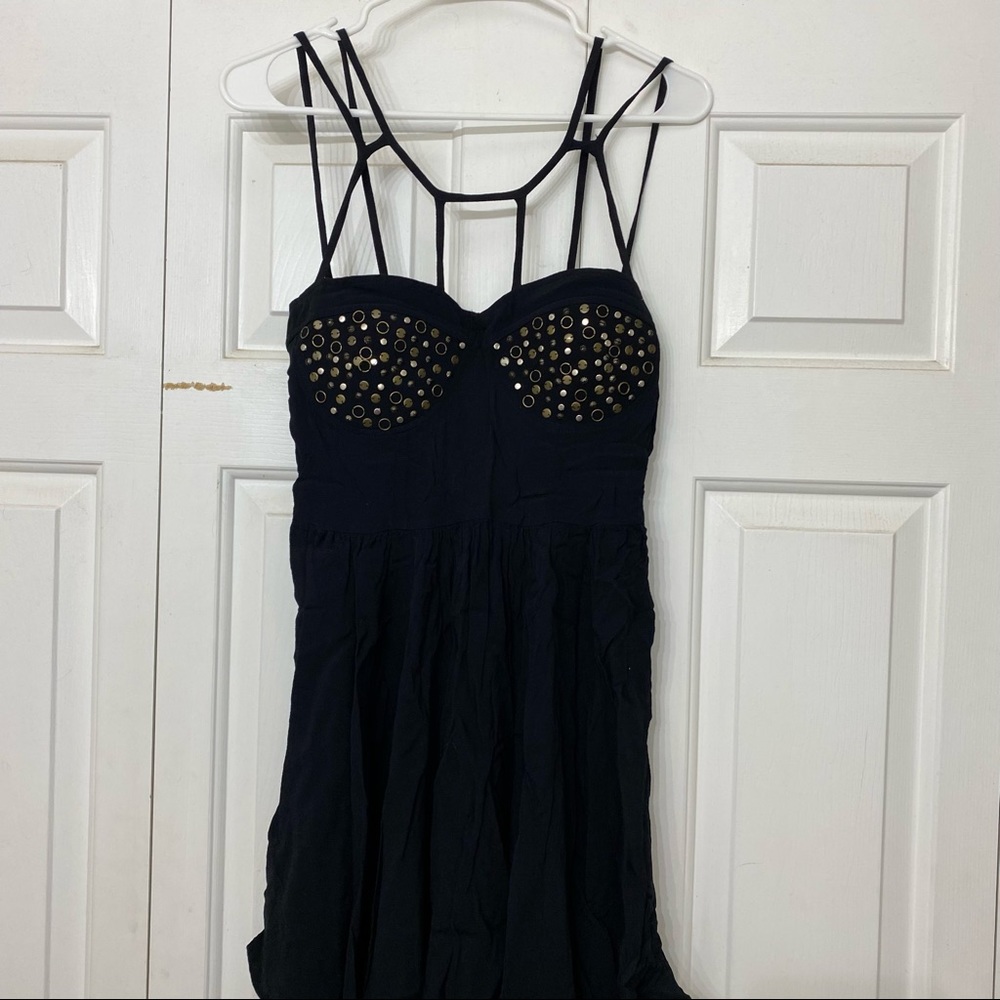 Millau | Black studded dress - Picture 2 of 5